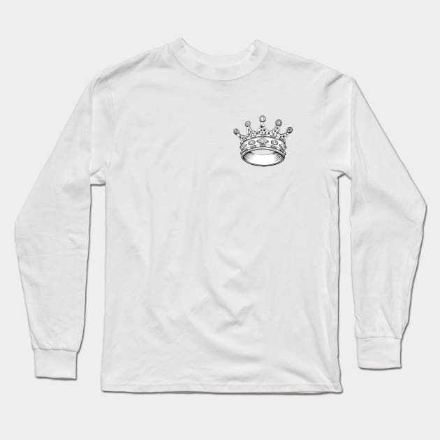 Royal Crown Long Sleeve T-Shirt by leif a.